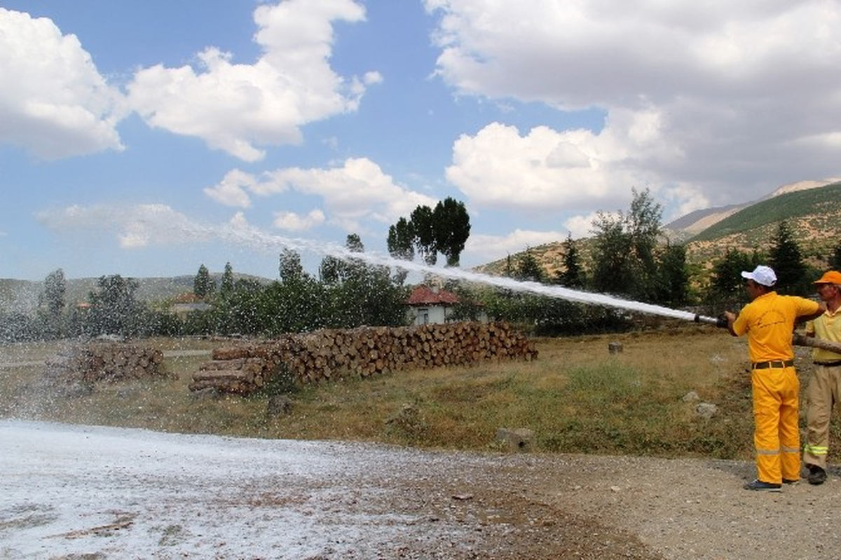 Isparta\'da Orman Yangını Tatbikatı