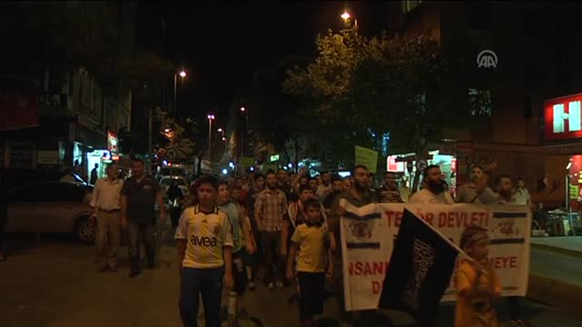 İsrail\'in Gazze Saldırılarının Protesto Edilmesi