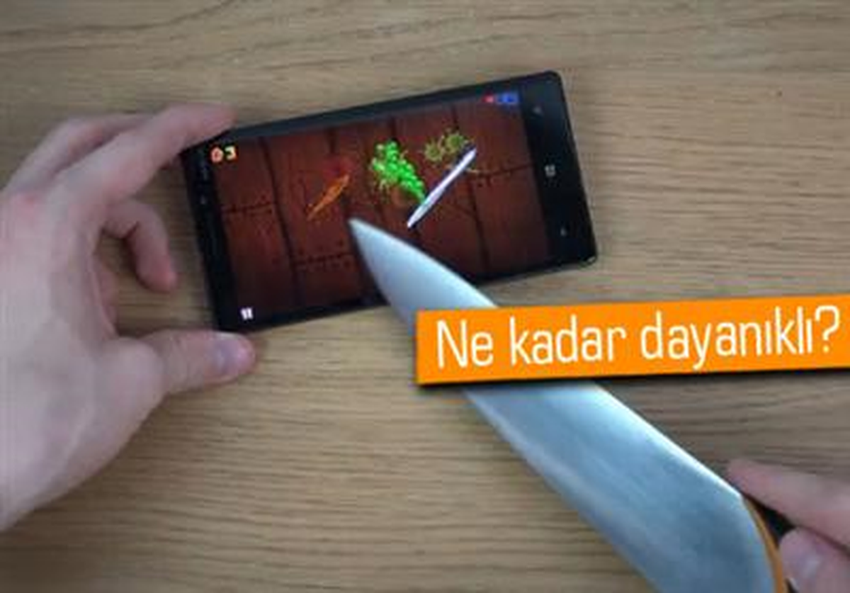 Lumia 930\'da Bıçakla Fruit Ninja Oynanabilir