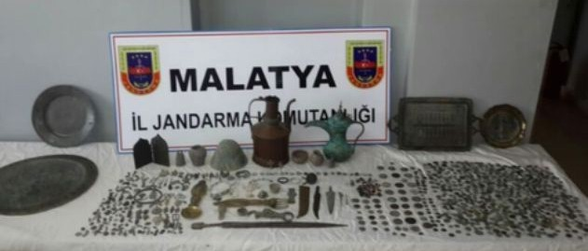 Malatya\'da Tarihi Eserler Ele Geçirildi