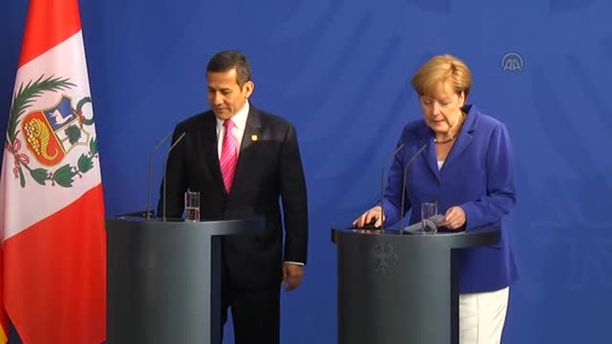 Merkel, Humala ile görüştü -