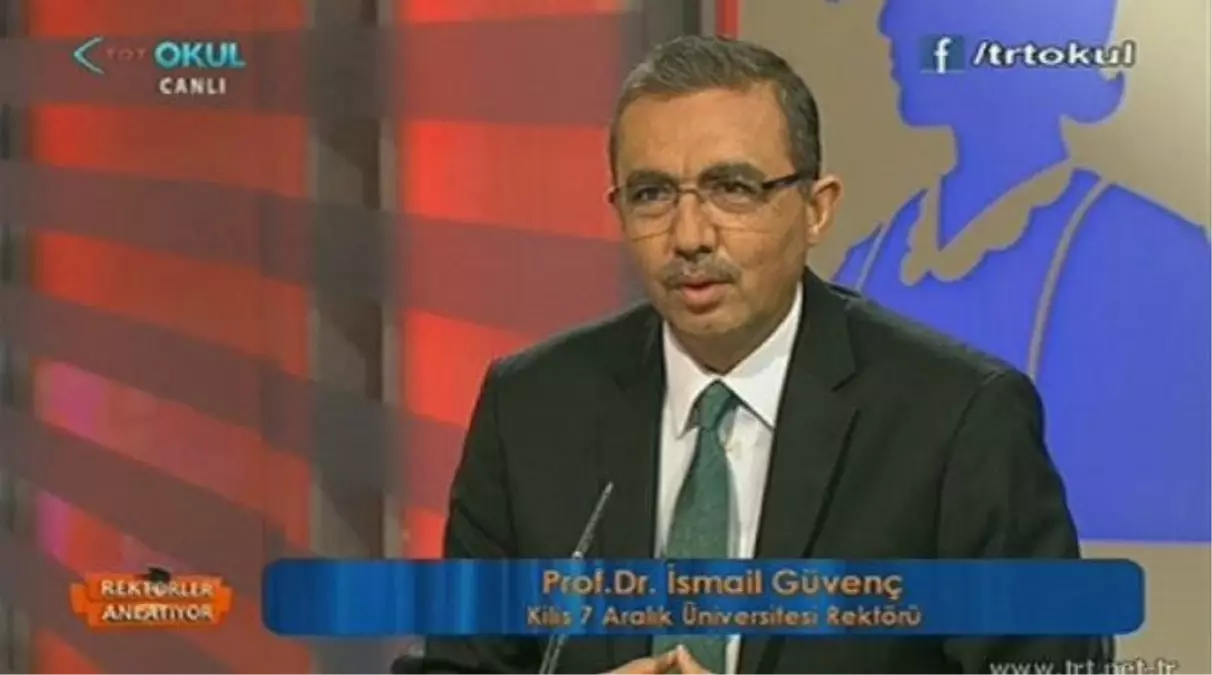 Rektör İsmail Güvenç, TRT Okul Kanalına Konuk Oldu