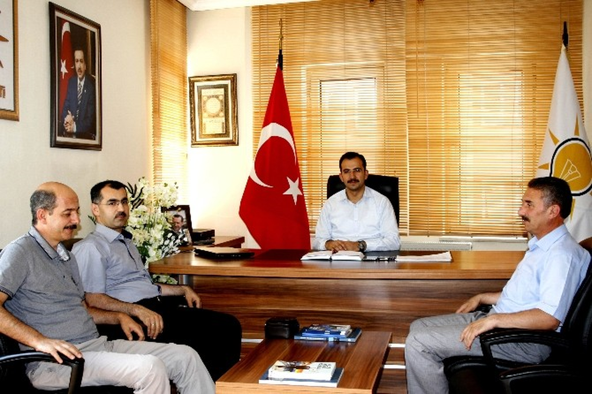 Aile ve Sosyal Politikalar İl Müdürü Yoldaş\'tan AK Parti İl Başkanı Tanrıver\'e Ziyaret
