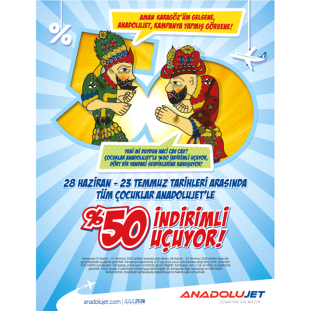 Anadolujet\'ten Çocuklara Özel Yüzde 50 İndirim Kampanyası