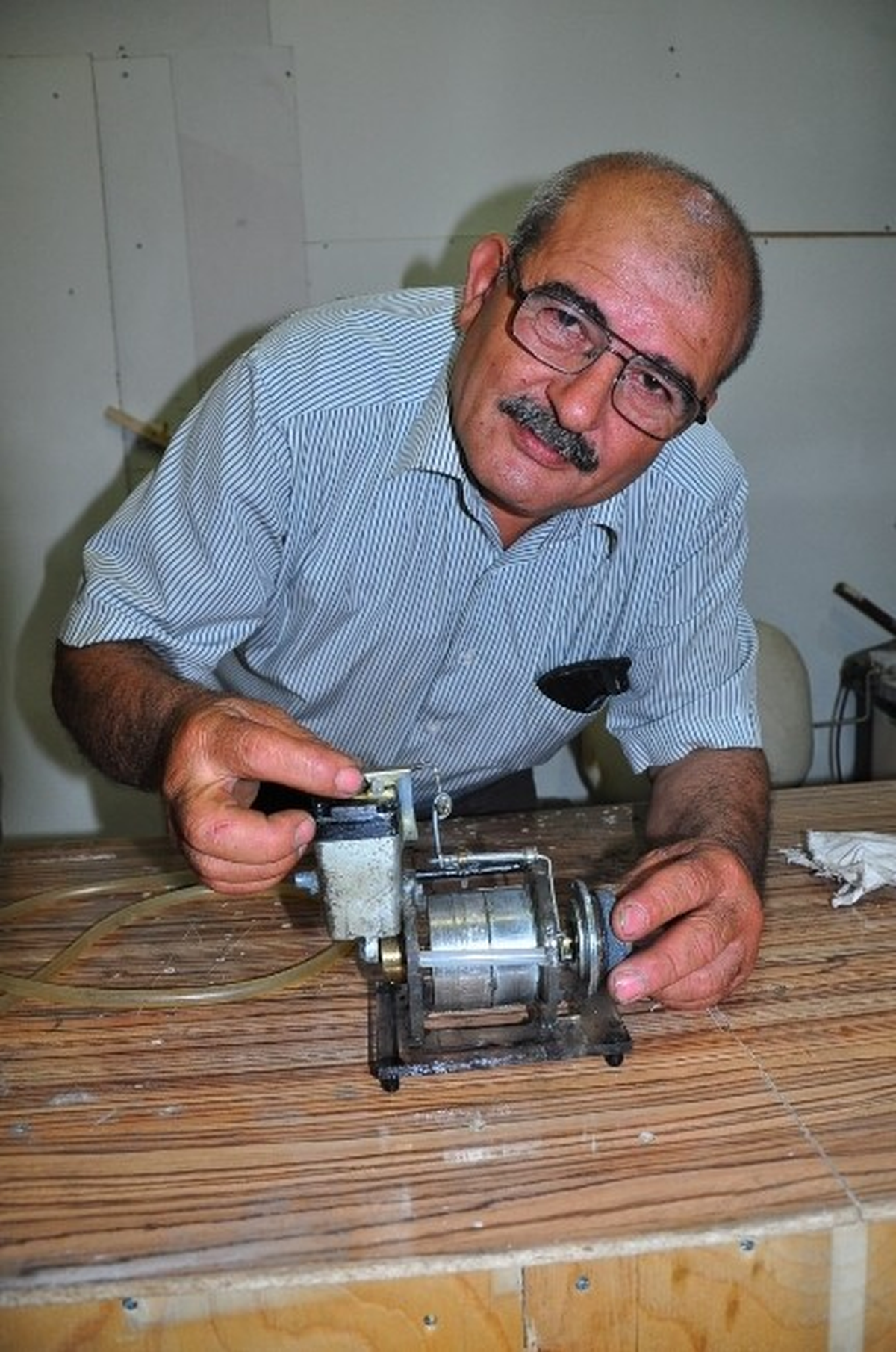 Ürettiği Motorla İlgi Odağı Oldu