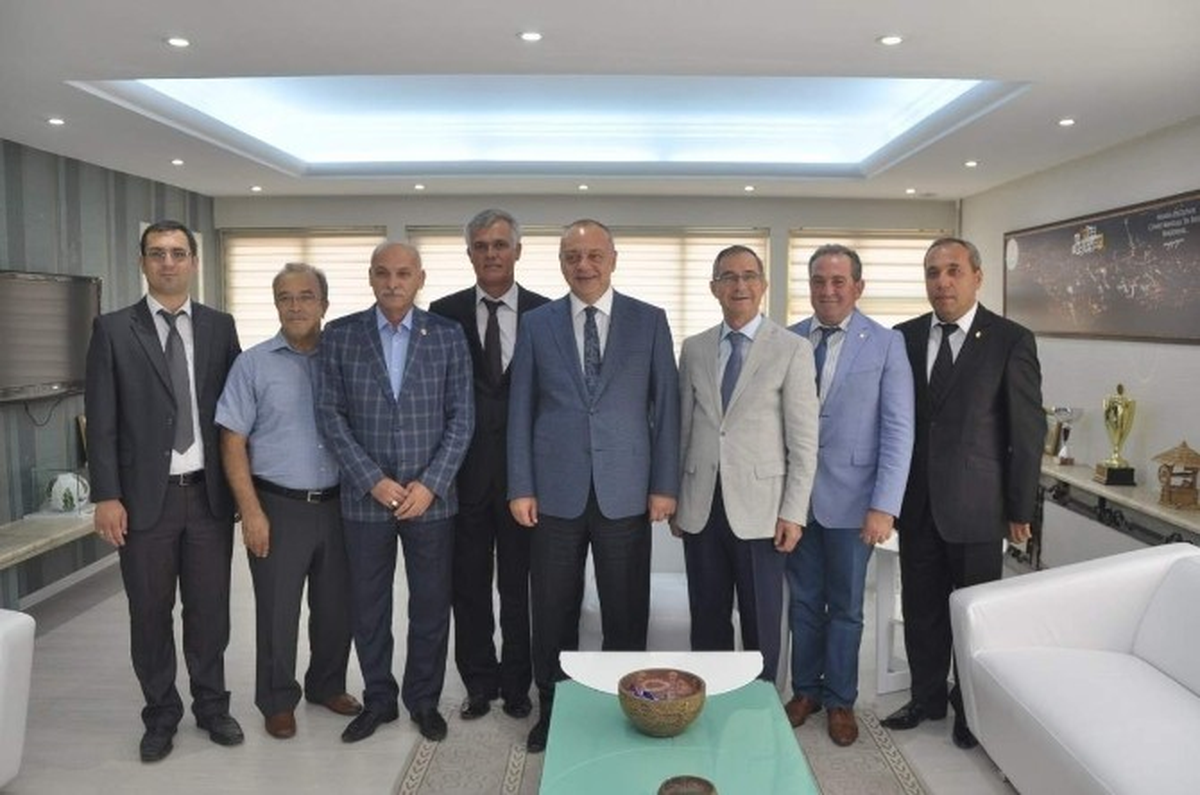 Başkan Ergün Mesob Yönetimini Ağırladı