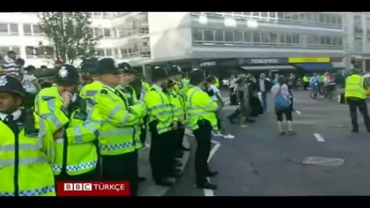 Bbc\'nin Önünde Gazze Protestosu