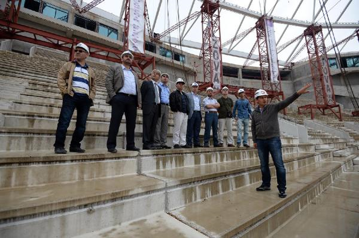 BTSO Üyeleri Bursa\'nın Yeni Stadyumunu İnceledi