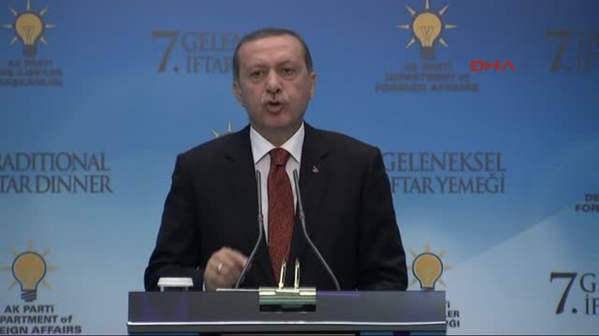 Cumhurbaşkanı Adayı ve Başbakan Recep Tayyip Erdoğan, Adalet ve Kalkınma Partisi Genel Merkezi\'nde,...