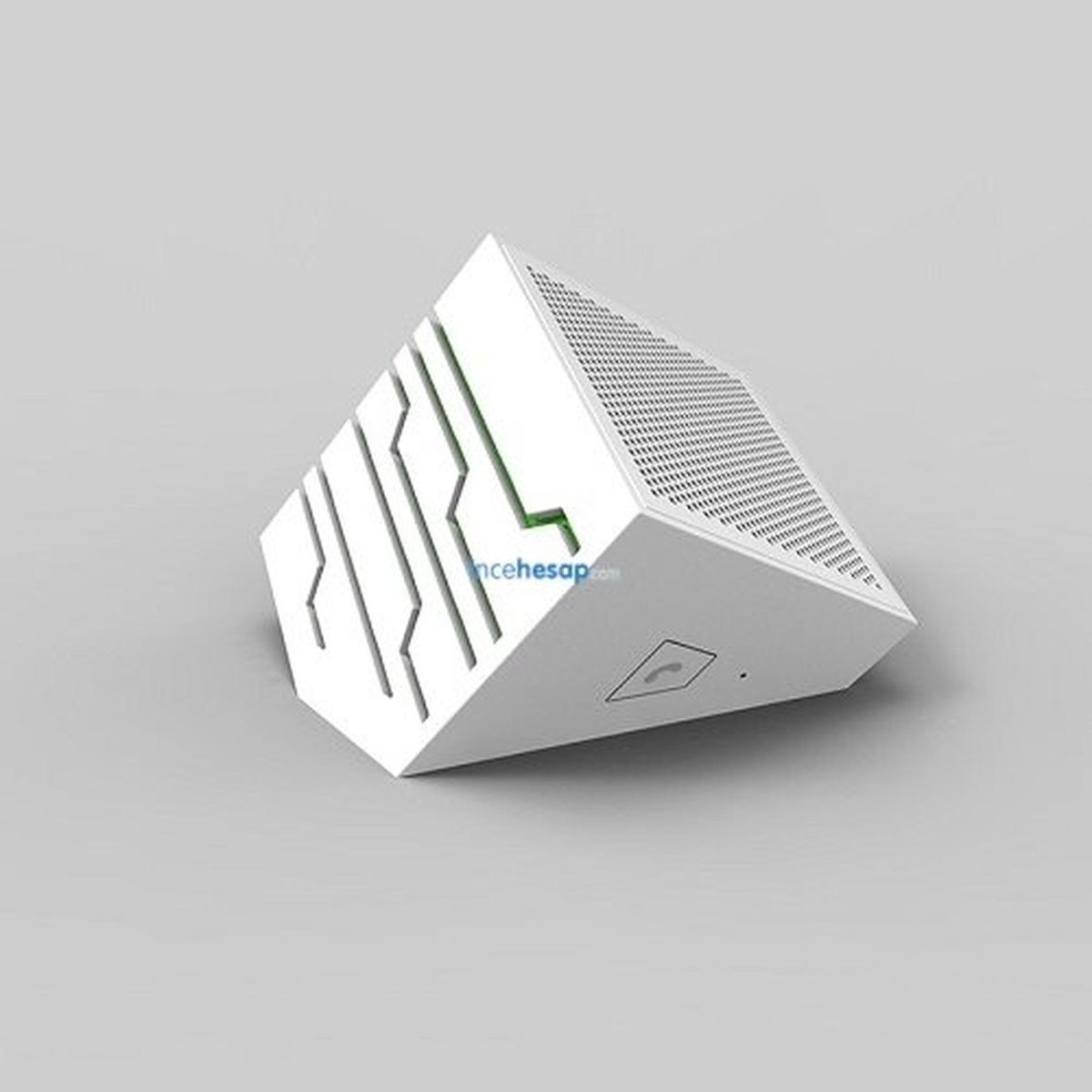 Greenmate Mikrofonlu Bluetooth Beyaz Speaker