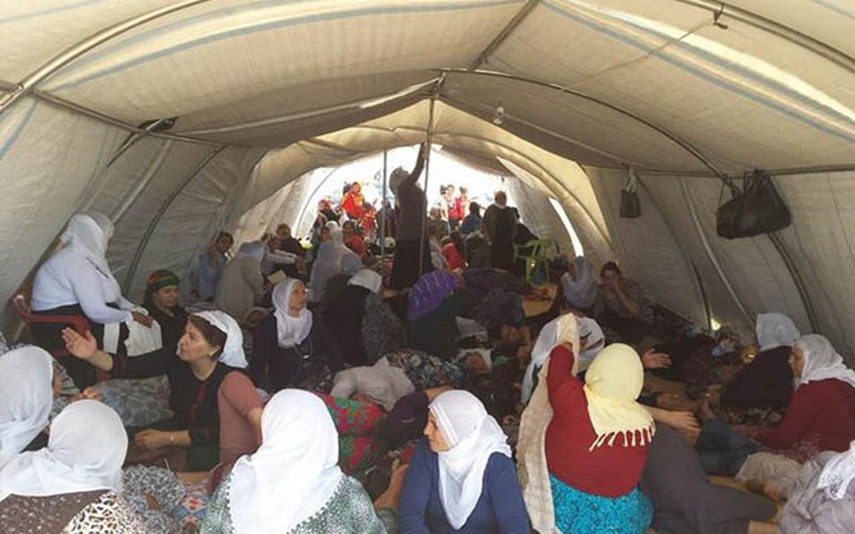 IŞİD\'e Karşı Kurulan Çadırlar Artıyor