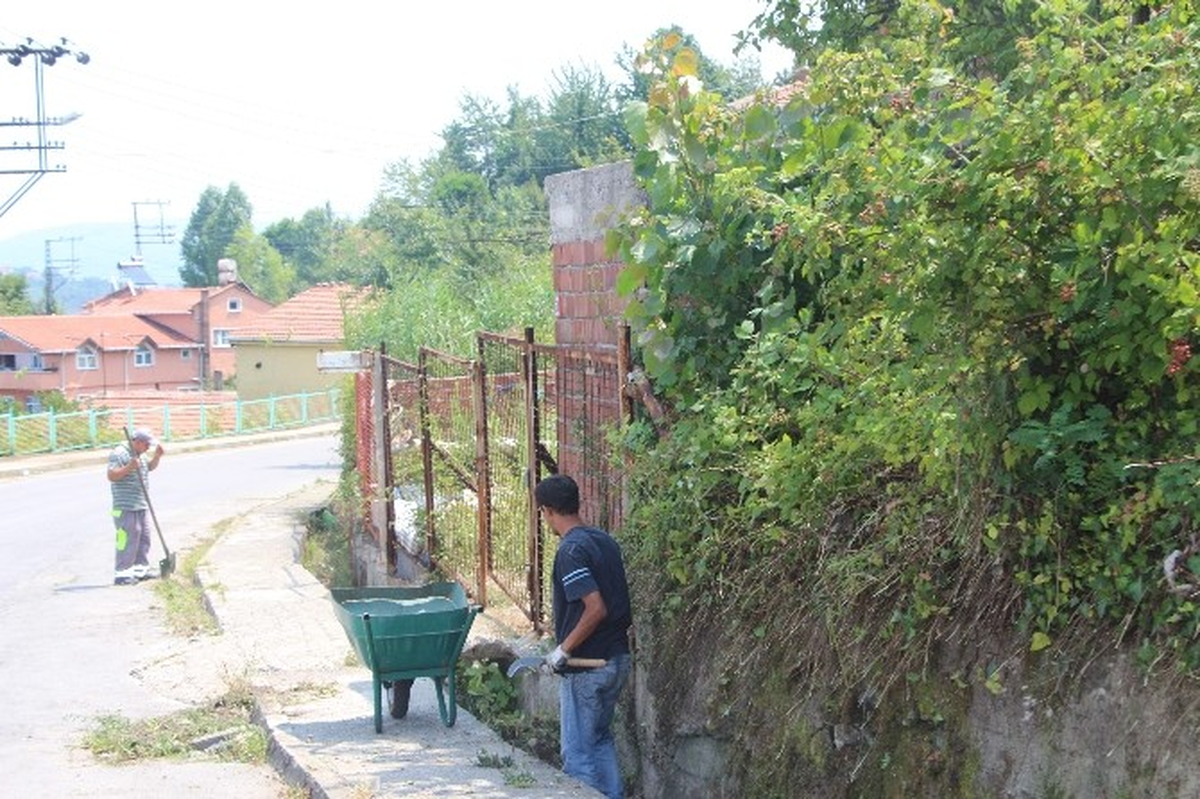 Kanal ve Yol Kenarları Temizleniyor