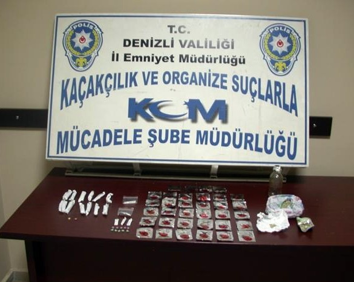 Kolonyalı Mendil Ambalajında Uyuşturucu