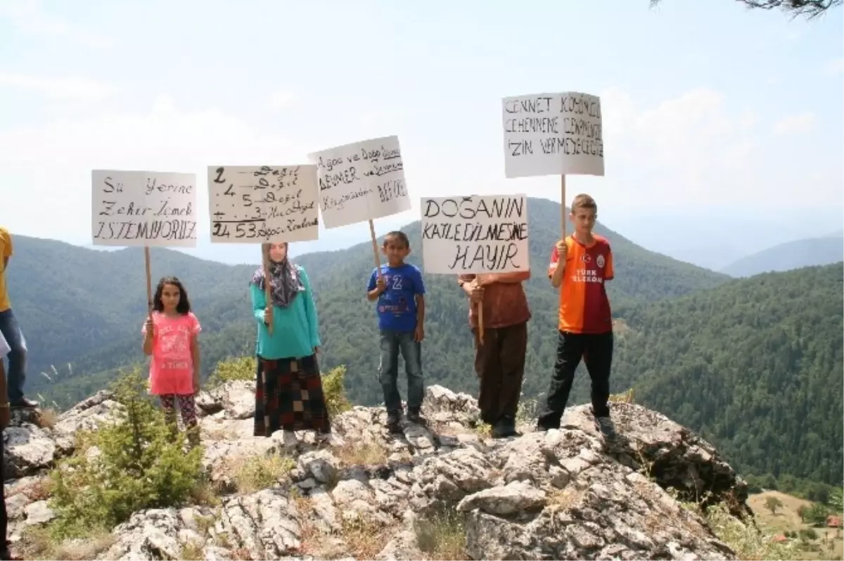 Köylülerden Mermer Ocağı Açılmasın Eylemi