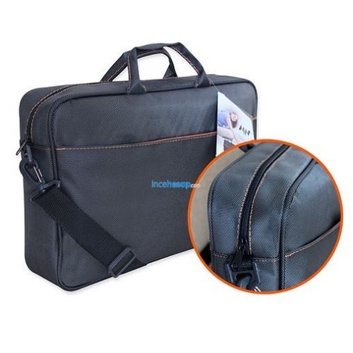 M-W Nb-1536 Notebook Çantası + Turuncu Mouse Hediye (15.6" - 16" Uyumlu )