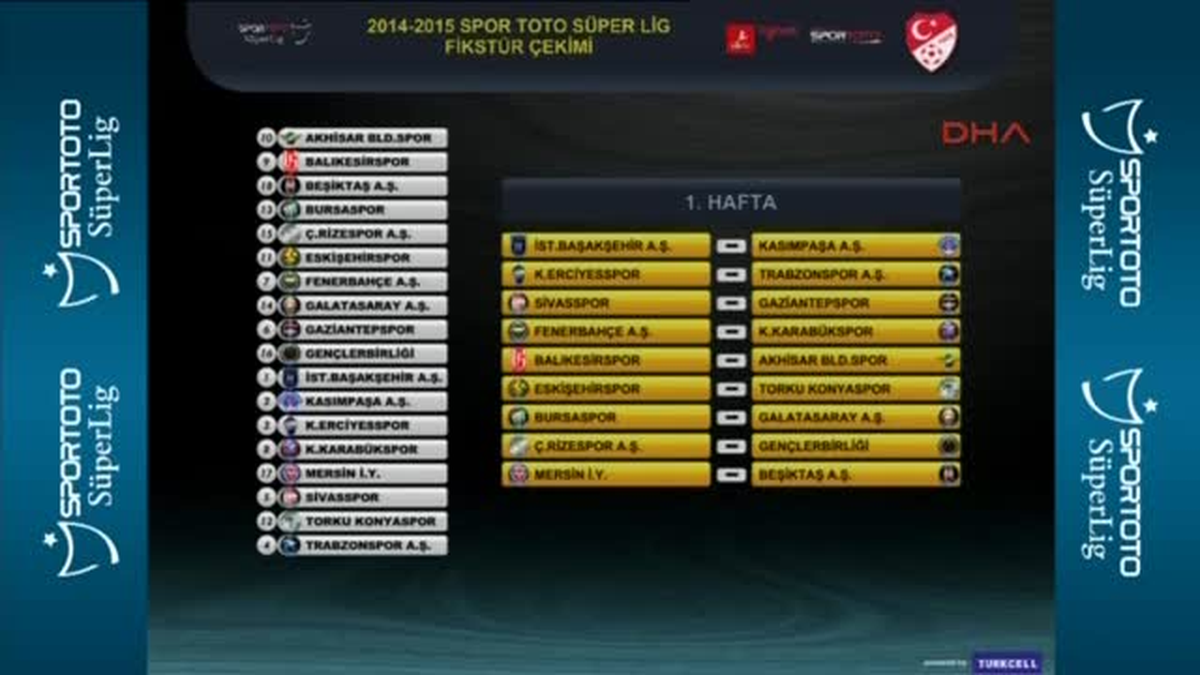 Spor Toto Süper Lig Fikstürü Çekildi