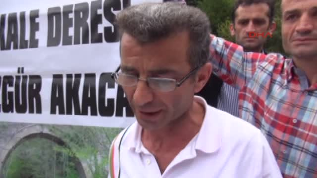 Trabzon\'da Dere İçinde Hes Protestosu