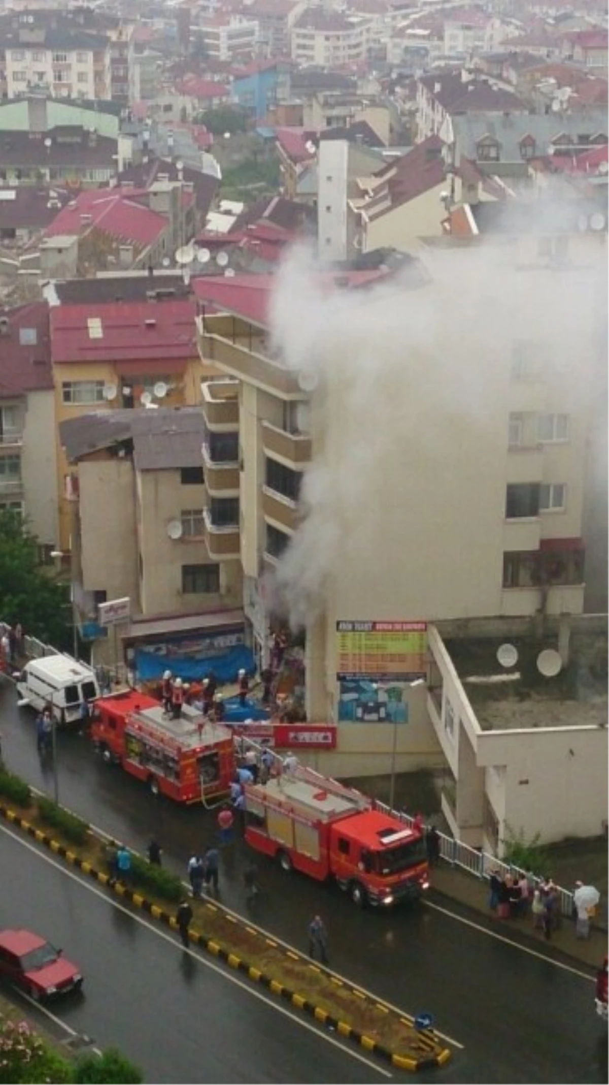 Trabzon\'da Yangın