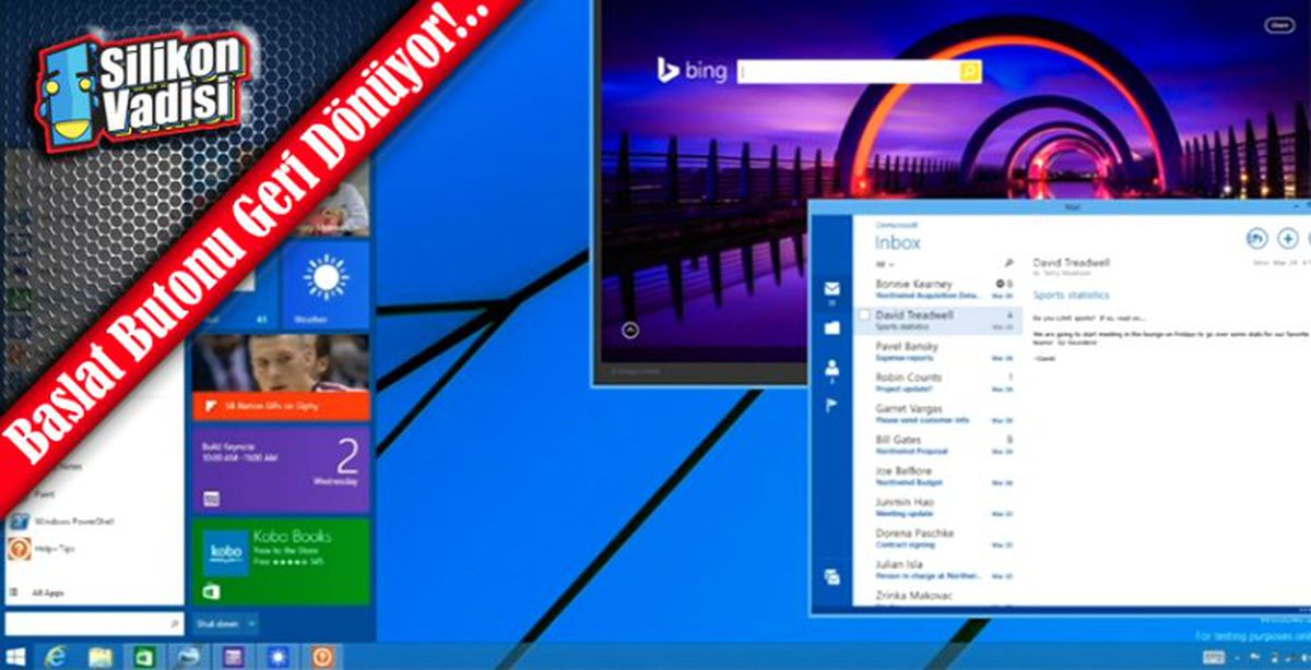 Windows\'un Başlat Menüsü Geri Döndü!