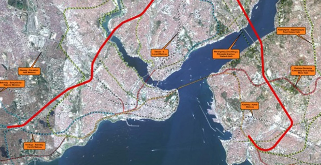 Boğaz Köprüsü\'nün Kuzeyinden Geçecek Bir Metro Hattı Yapılacak