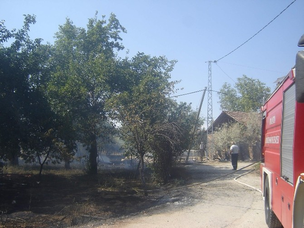 Çalılık Yangını Ucuz Atlatıldı