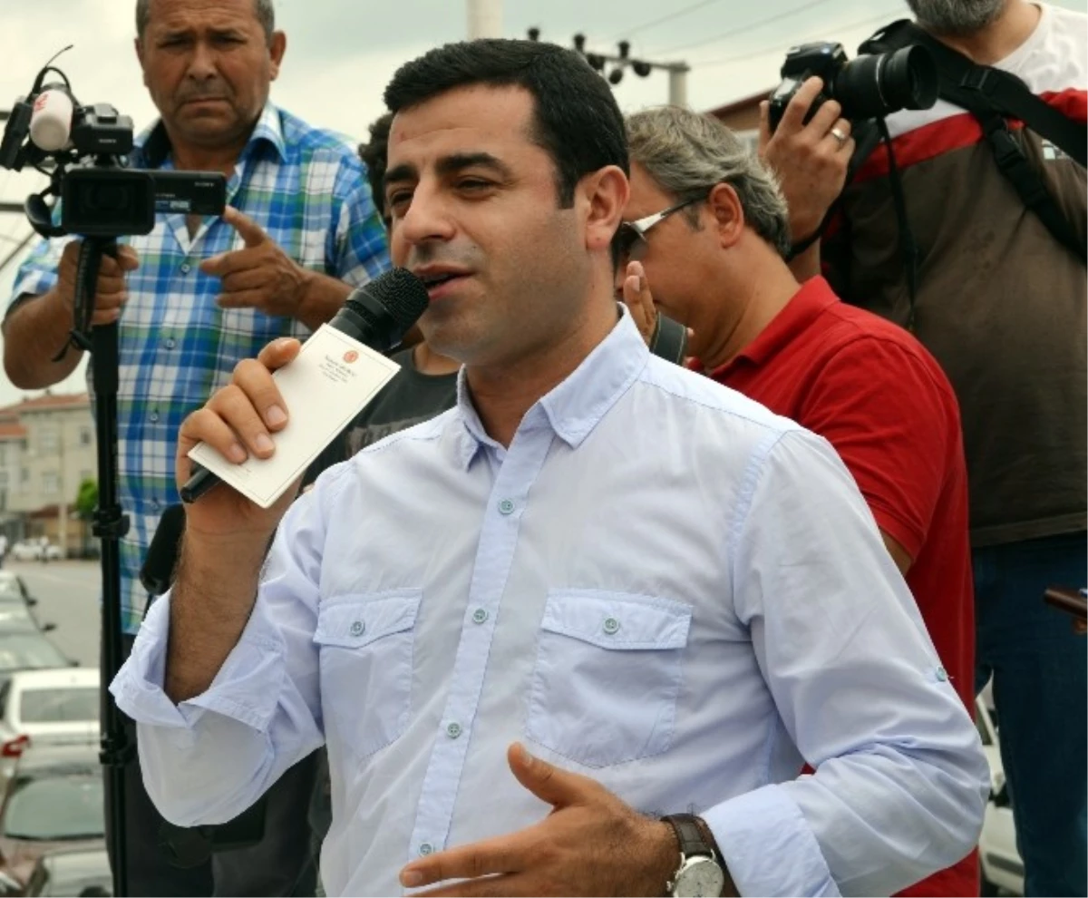 Cumhurbaşkanı Adayı ve Hdp Eş Genel Başkanı Demirtaş Açıklaması