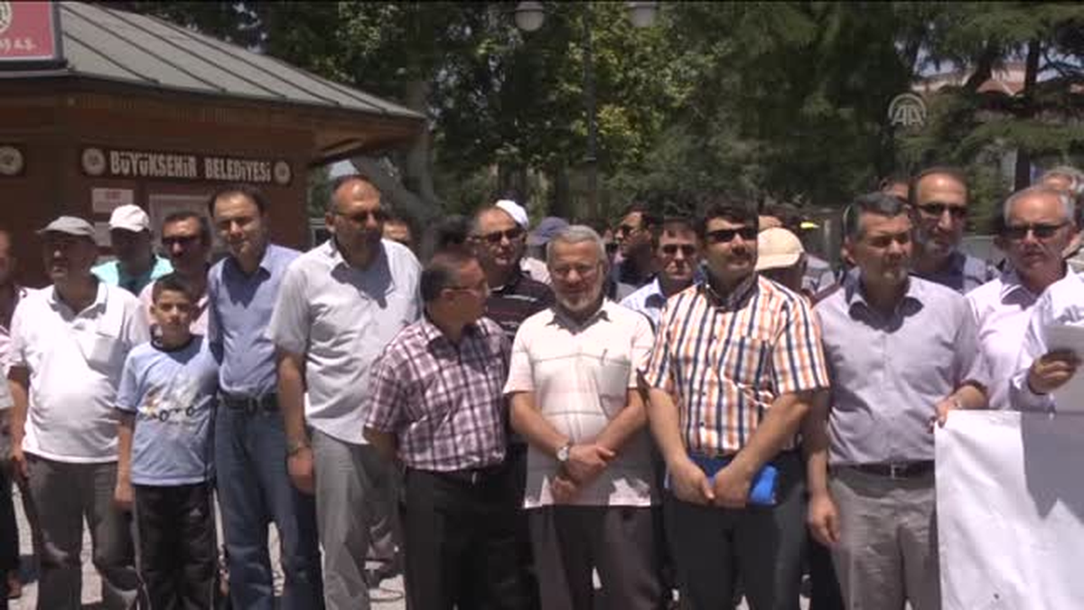 İsrail\'in Gazze saldırılarının protesto edilmesi -