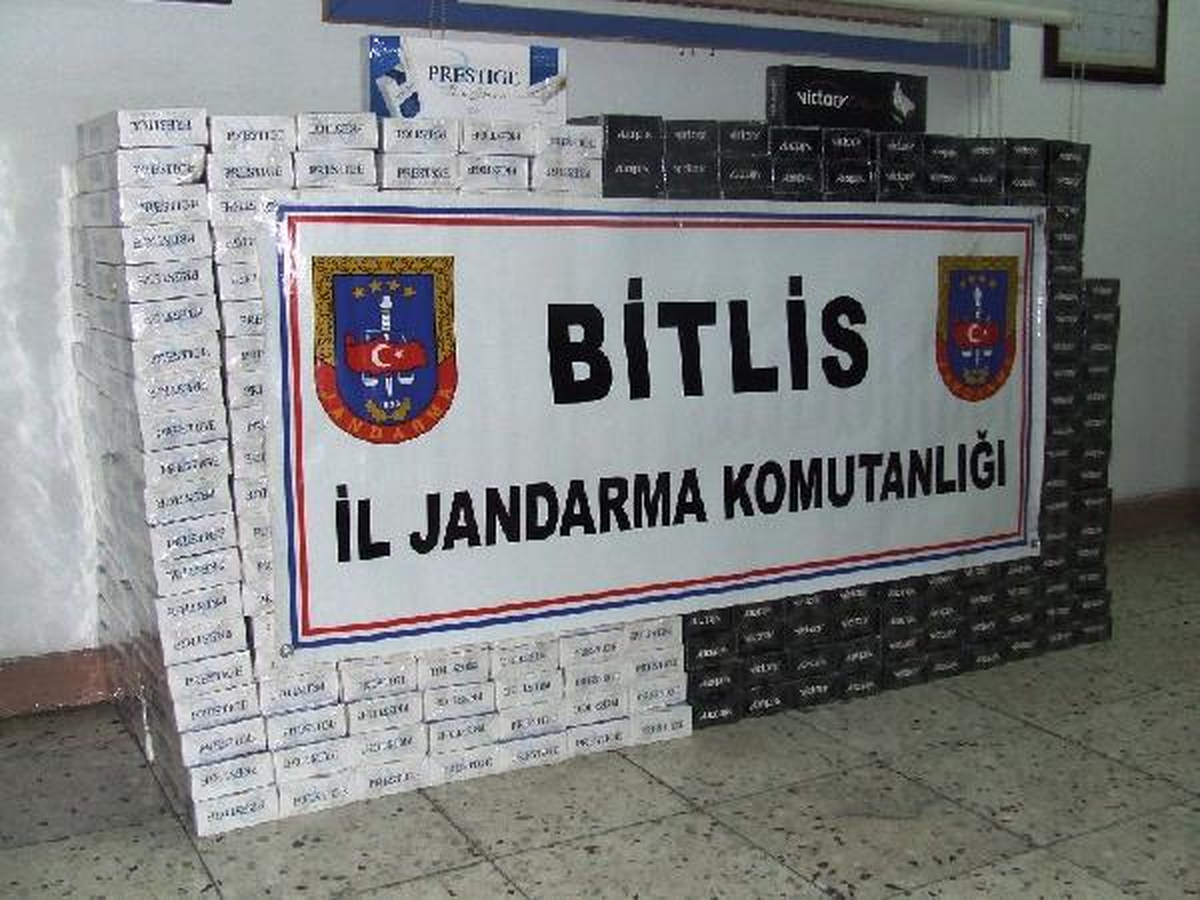 Jandarmadan Kaçak Sigara Operasyonu