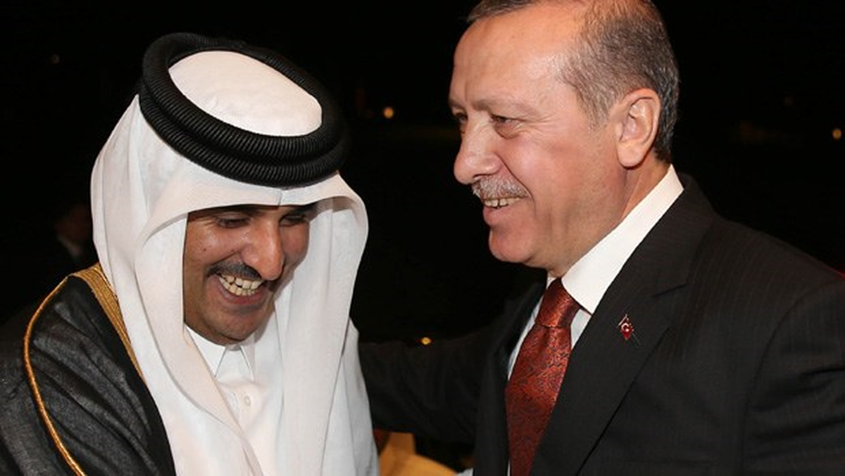 Katar Emiri Şeyh Temim Ankara\'da