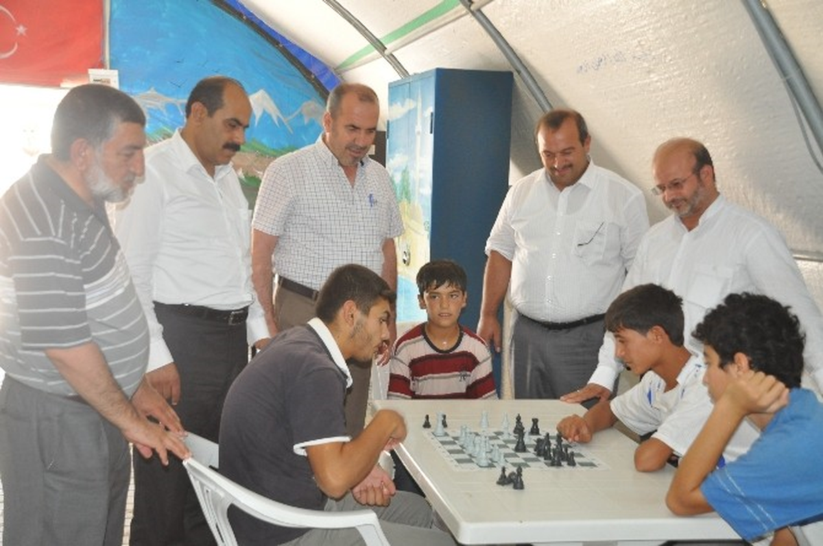 Kayseri\'den Çadır Kentte Ziyaret