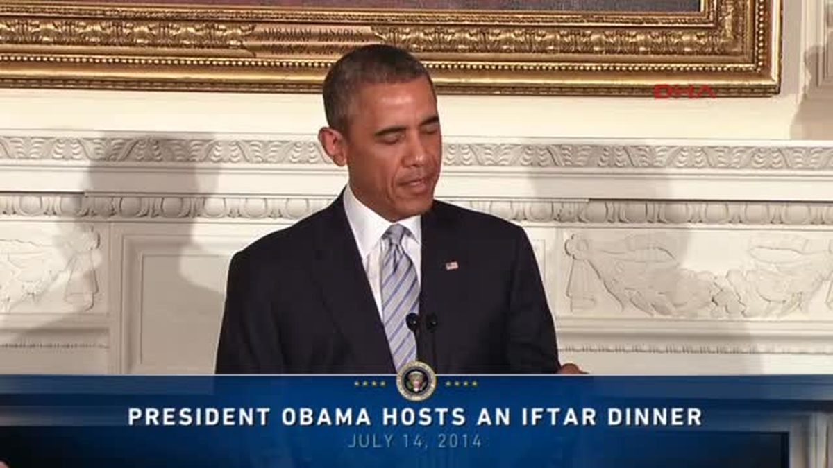 Obama Beyaz Saray\'da İftar Verdi