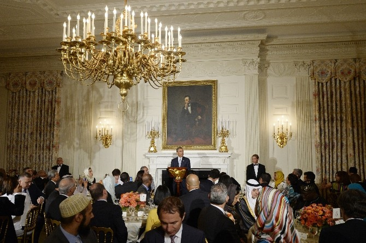 Obama Beyaz Sarayda İftar Verdi