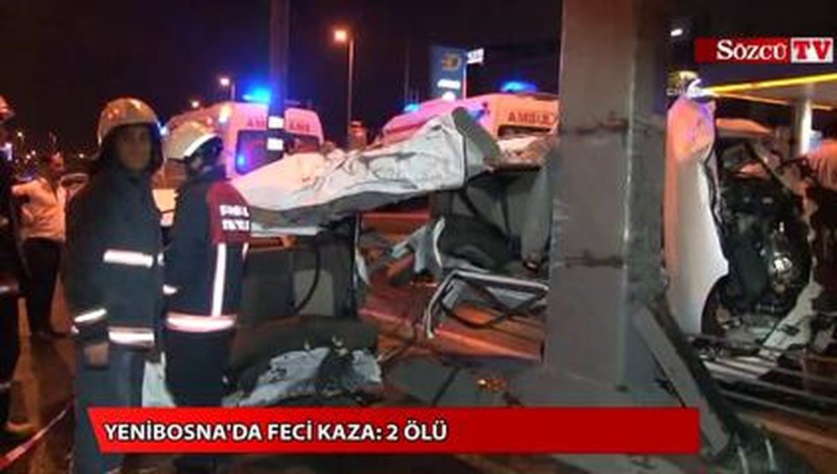 Yenibosna'da Feci Kaza 2 Ölü