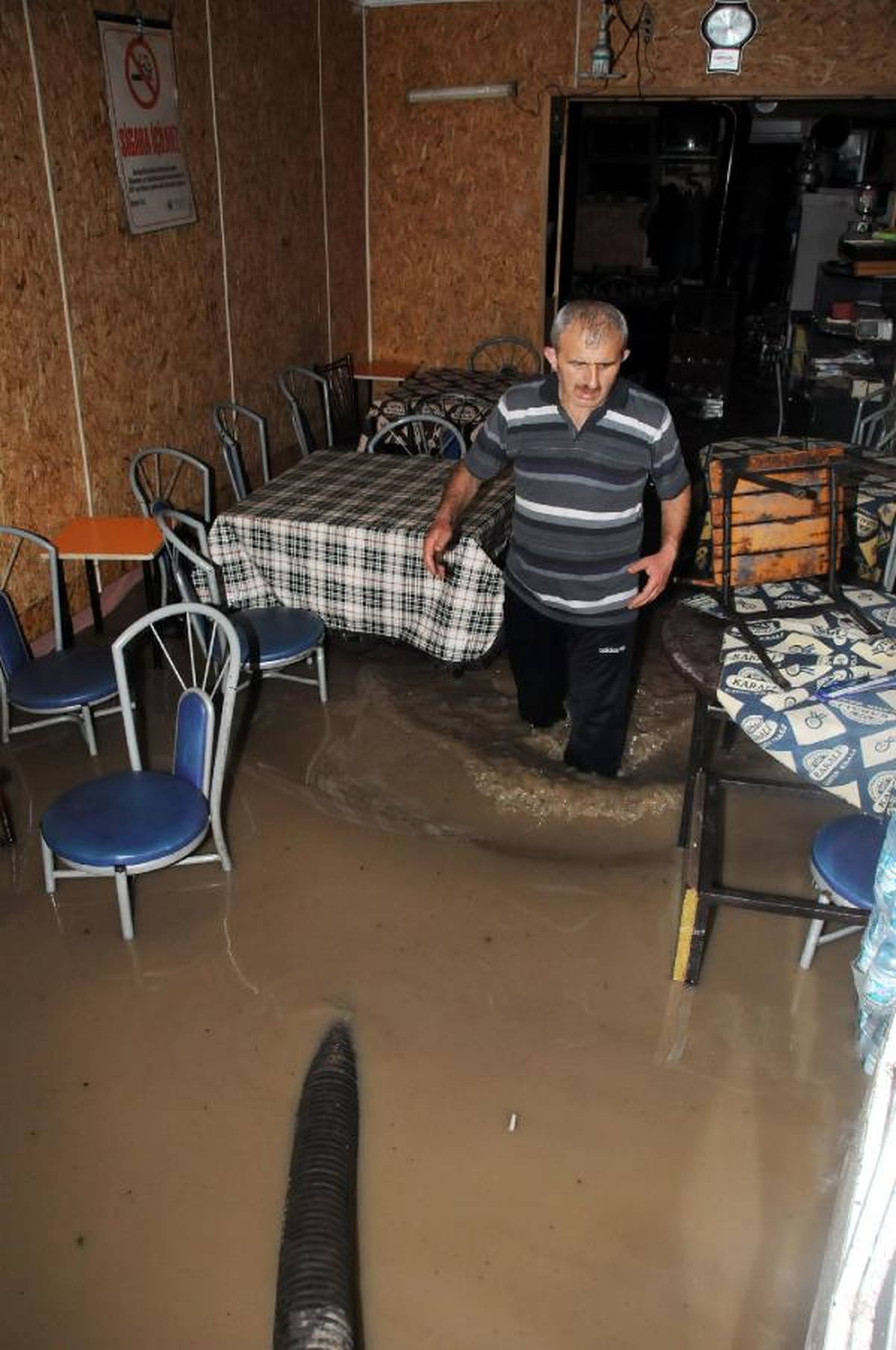 Zonguldak\'ta Su Baskını ve Fırtına