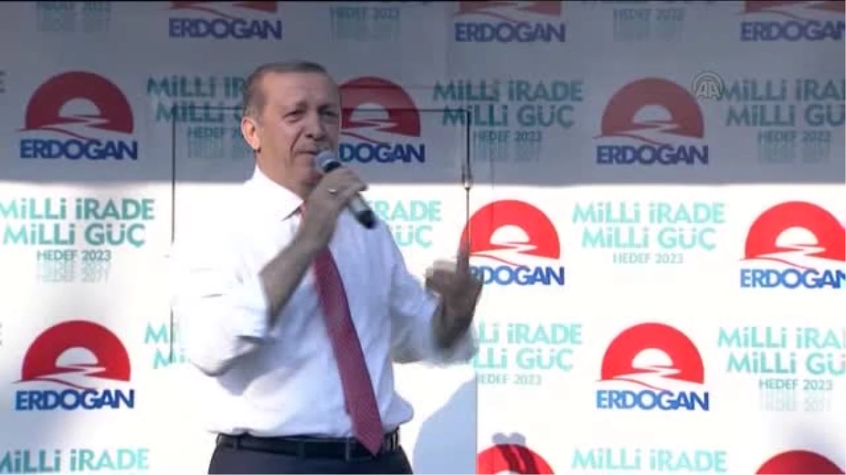 Erdoğan: \'\'Buldular bir monşer, onunla milletin karşısına çıkıyorlar\'\' -