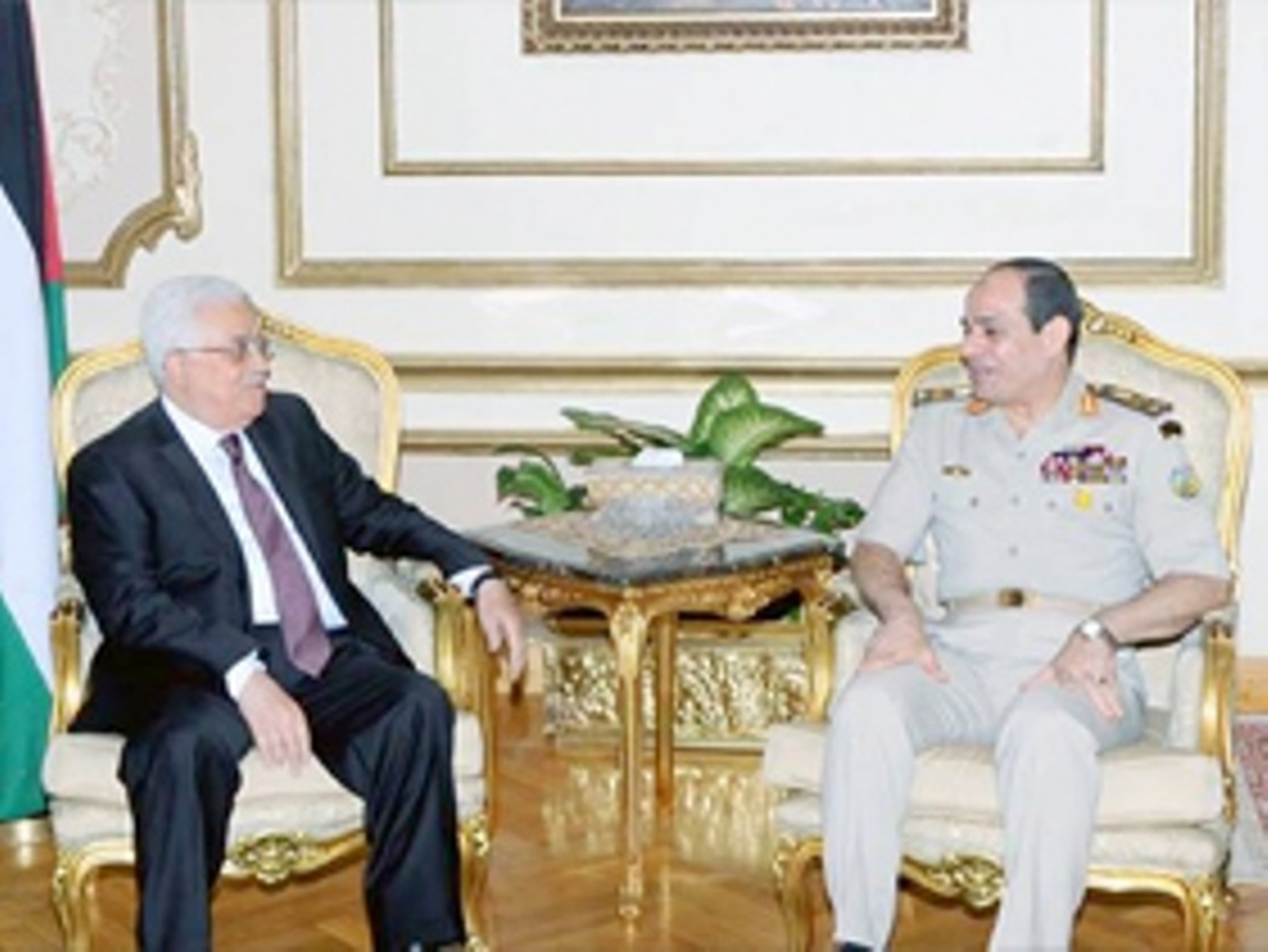 Filistin Devlet Başkanı Abbas, Mısır\'da