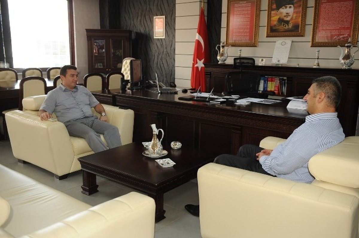 İlçe Milli Eğitim Müdürü Başıbüyük\'ten Başkan Bakıcı\'ya Veda Ziyareti