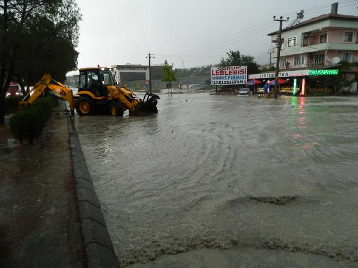 Osmancık\'ta Sel