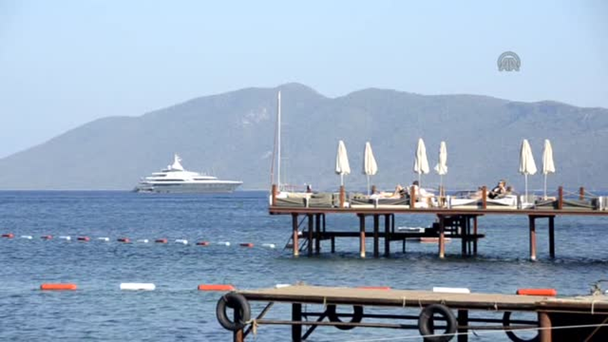 Rus işadamının yatı Bodrum\'da -