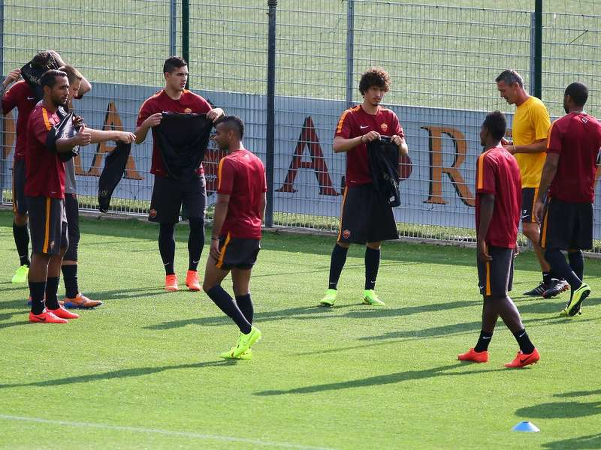 Salih, Totti ile İdmanda!
