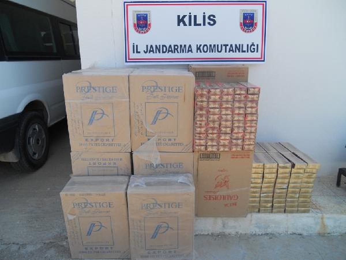 Suriye Sırınına Bırakılan Çuvalda Kaçak Sigara Bulundu