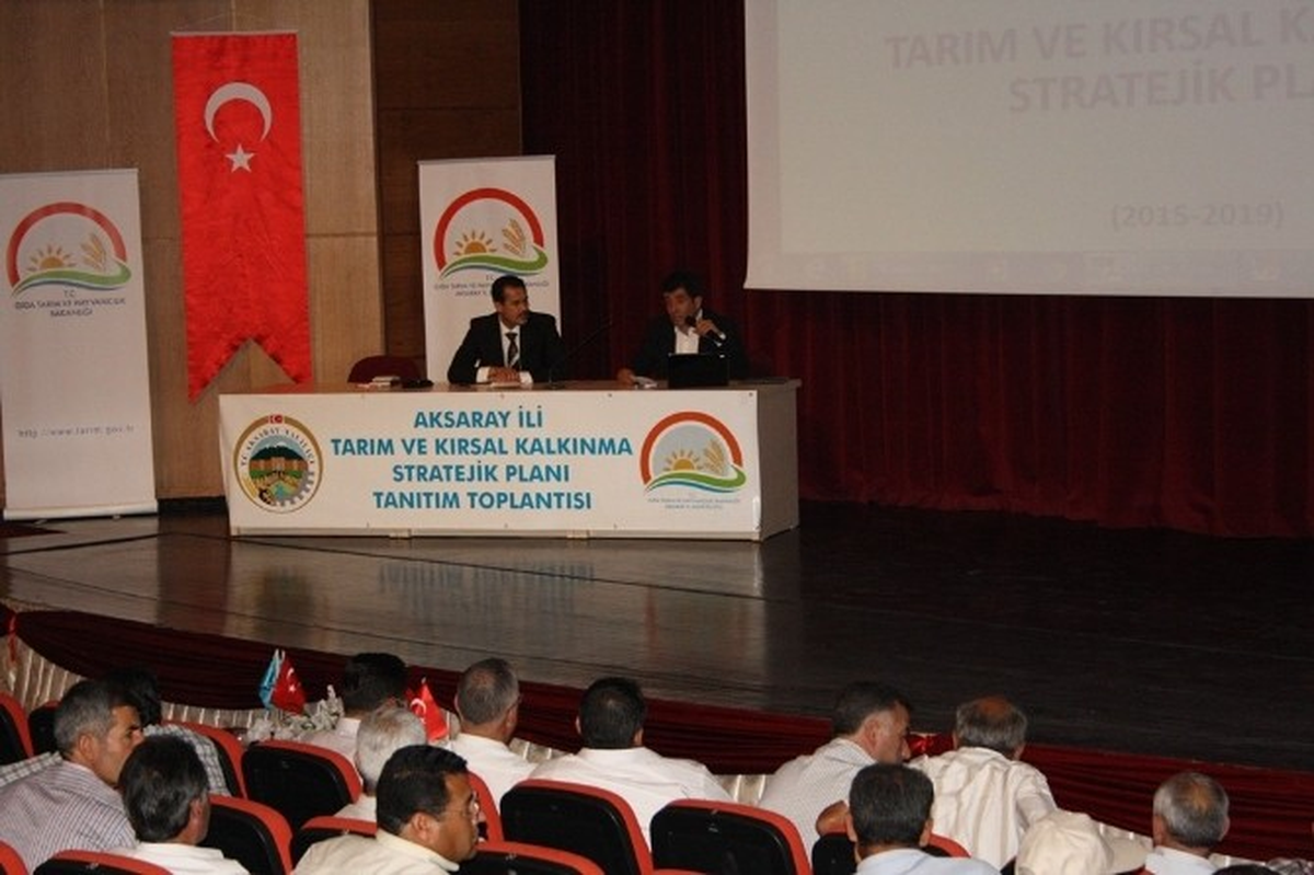Aksaray\'da Tarım ve Kırsal Kalkınma Stratejik Planı Toplantısı