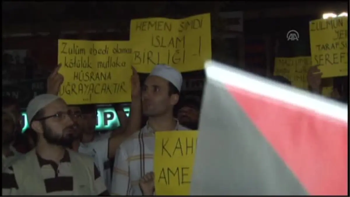 İsrail'in Gazze Saldırılarının Protesto Edilmesi