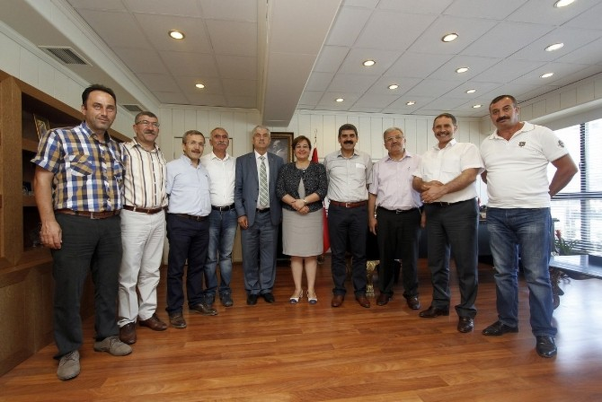 DİSK\'ten Başkan Pekdaş\'a Teşekkür Ziyareti