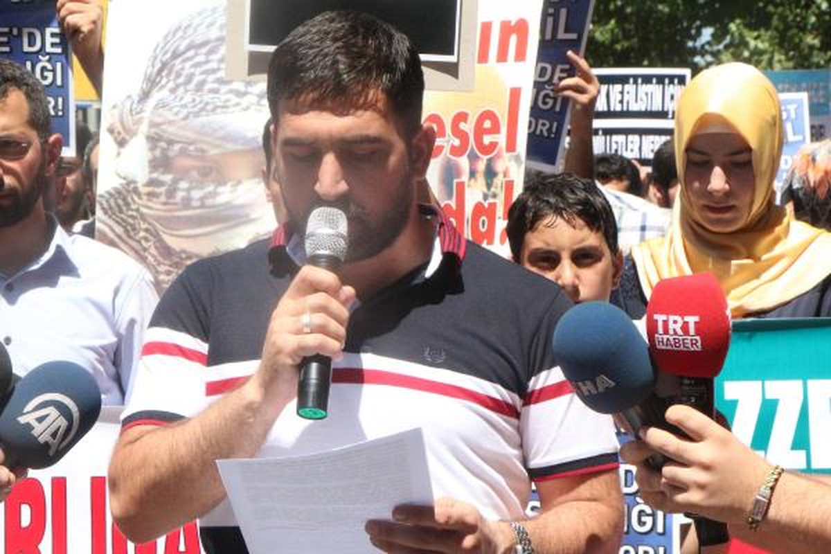 Diyarbakır\'da İsrail Protestosu