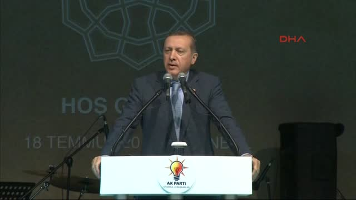 Erdoğan, AK Parti İstanbul İl Teşkilatı\'nın İftarında Konuştu
