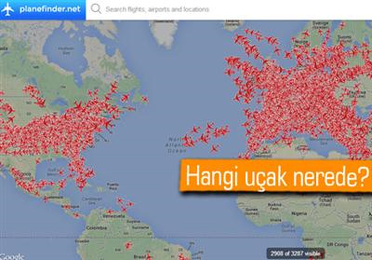 Havadaki Tüm Uçakları Takip Edin