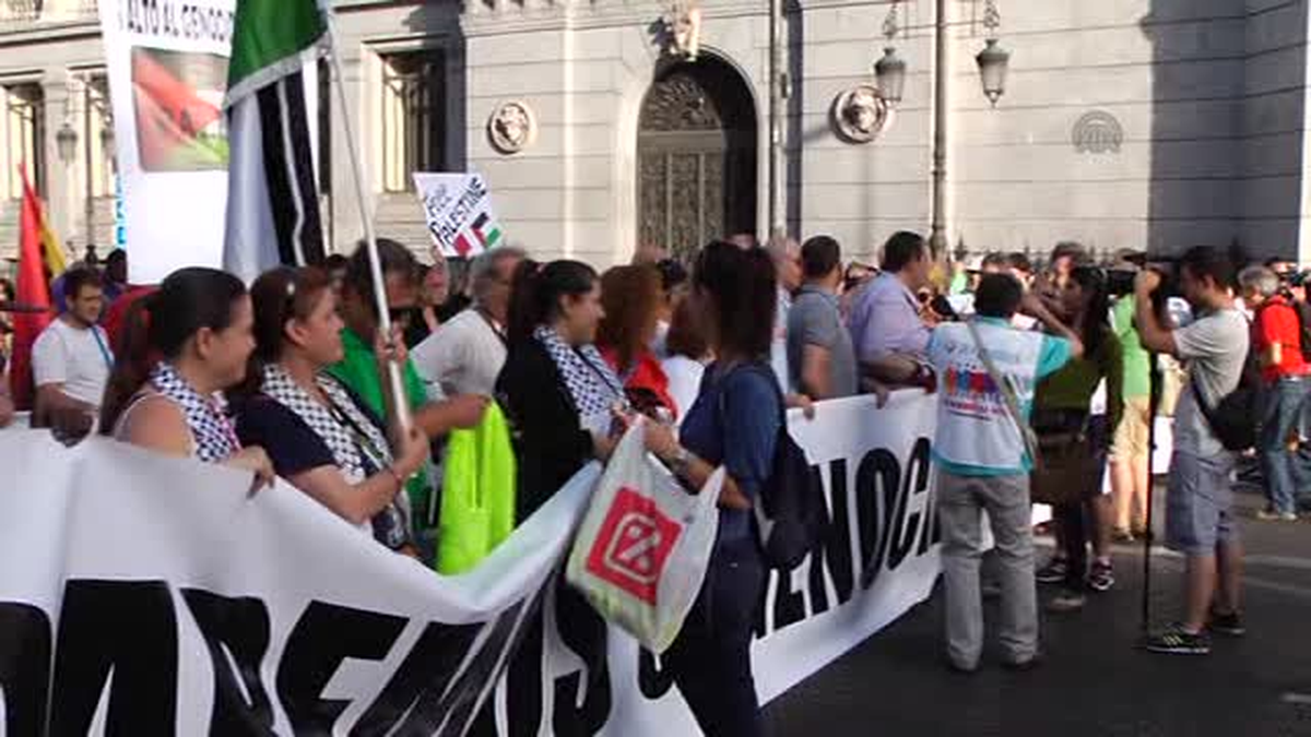 İspanya\'da İsrail Protestosu