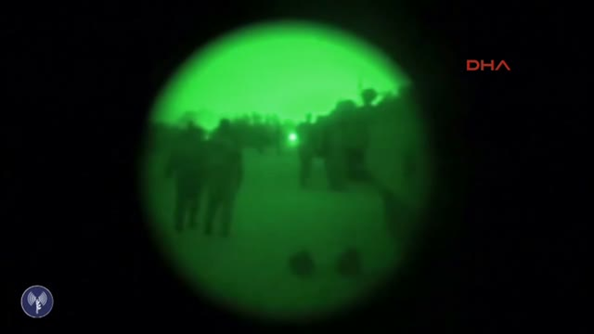 İsrail Askerleri Kara Harekatına Böyle Başladı... Operasyonu İsrail\'in Özgürleşmesi İçin Yapıyoruz