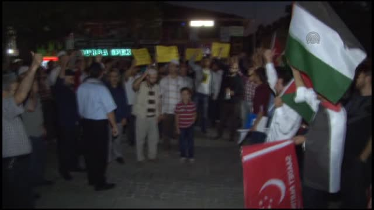 Bursa ve Adana\'da İsrail\'in Gazze Saldırıları Protesto Edildi
